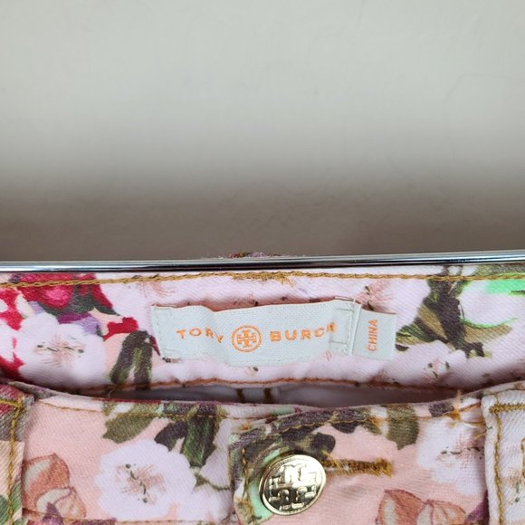Tory Burch Izzy Floral Jeans - Picture 8 of 12